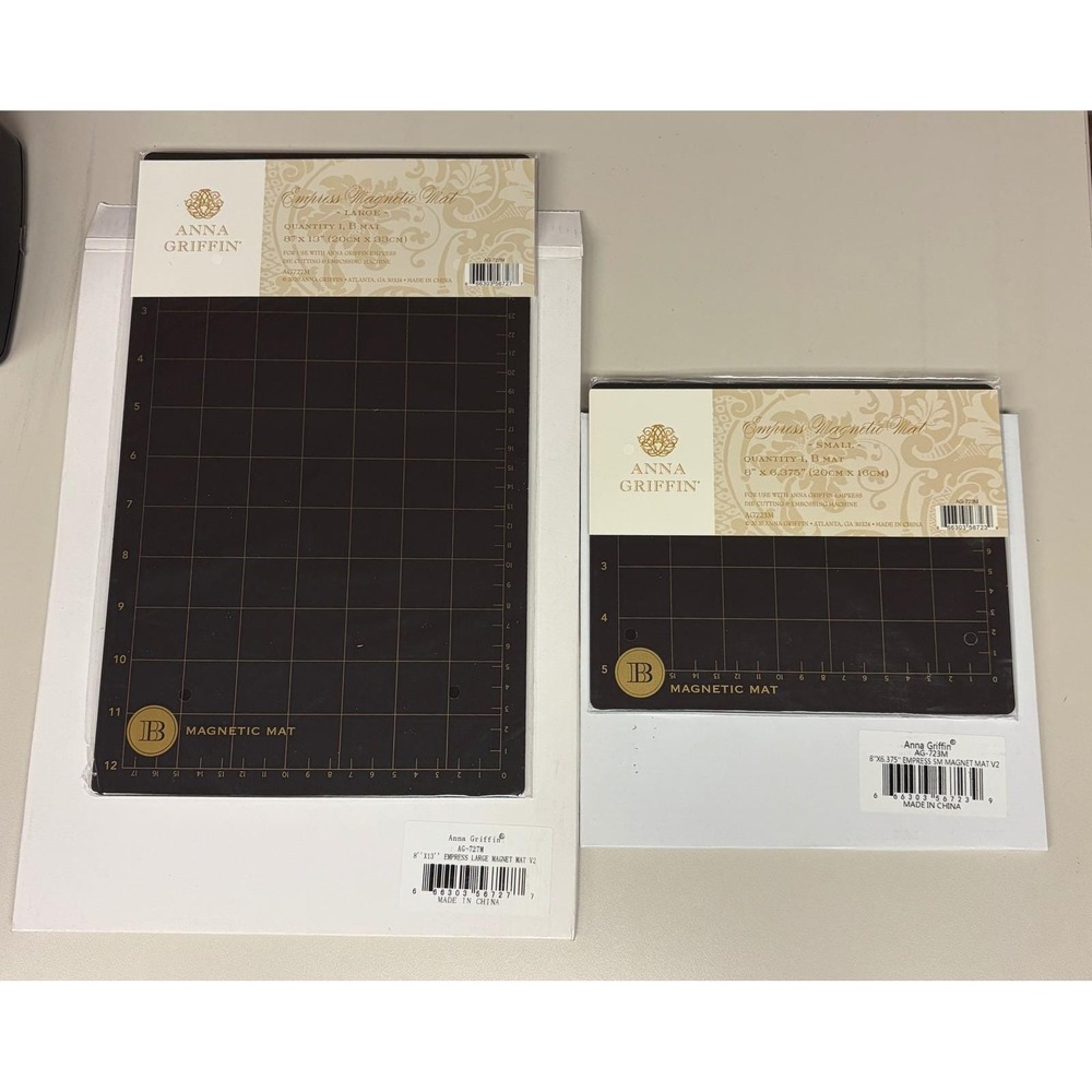 Anna Griffin Empress Magnetic Mat B Mat Set Large 8x13 and Small 8x6.375